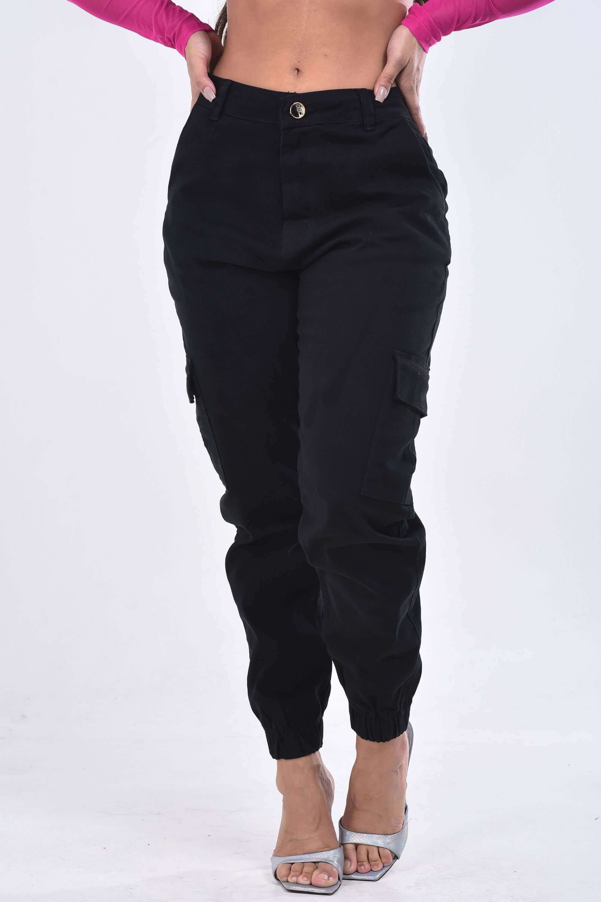 Cargo Jeans Preta CalÇa Cargo Feminina Mercado Livre Calça Cargo